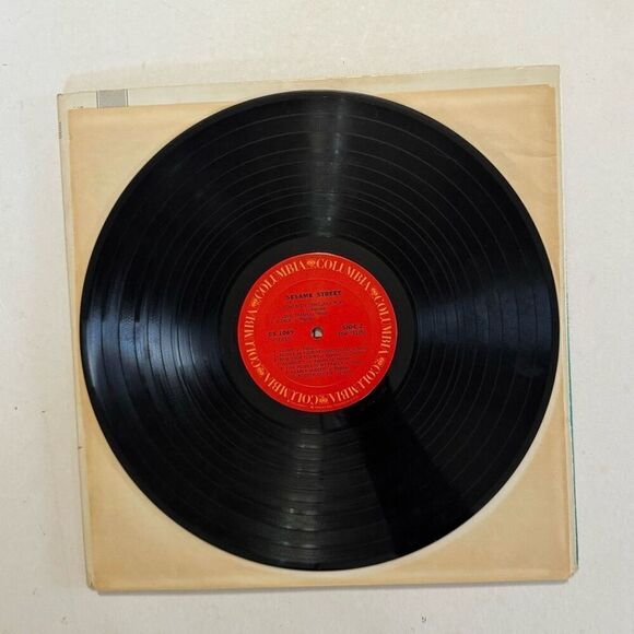 The Sesame Street Book & Record. Original Cast 1970 Vtg Vinyl Record CS 1069 - Picture 10 of 13